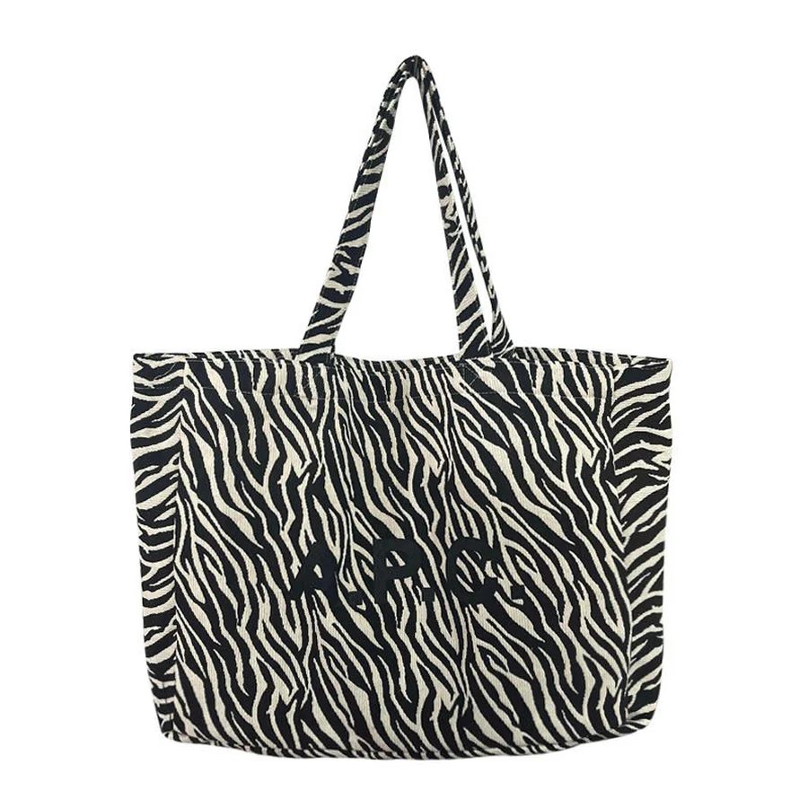 Zebra-pattern tote with matching shoulder handles FH-088 by Feima Bag