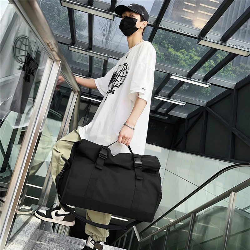 Soft PU Travel Bag with Twin-Buckle Top FC-047 by Feima Bag