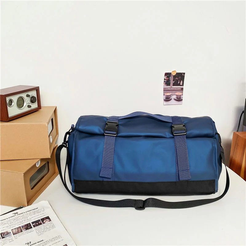 Soft PU Travel Bag with Twin-Buckle Top FC-047 by Feima Bag