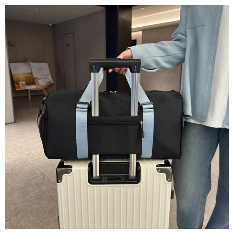Travel Duffel with End Shoe Compartment FC-052 by Feima Bag