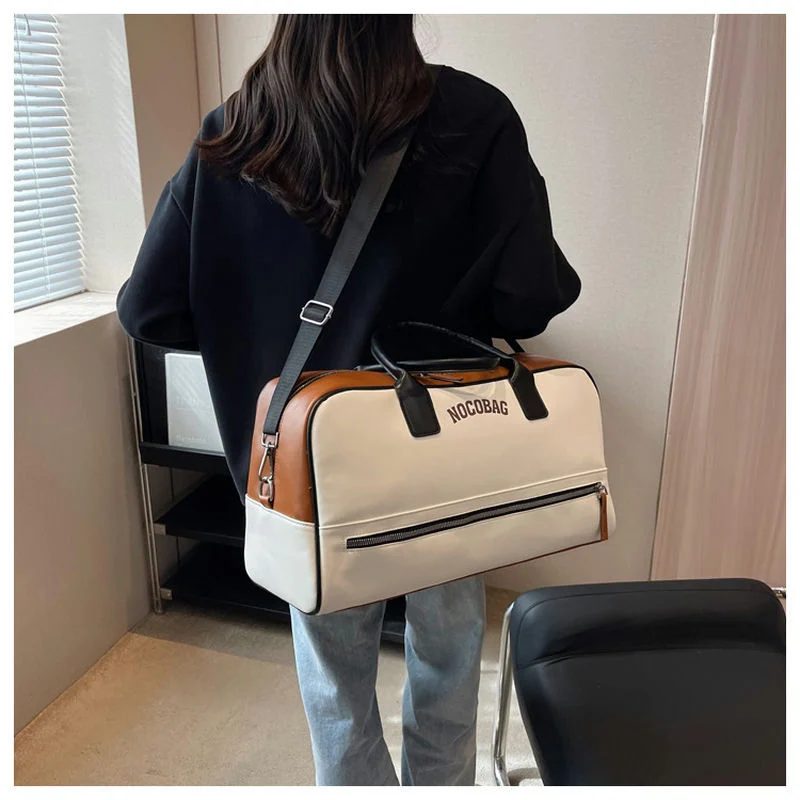 Two Tone PU Travel Duffel FC-082 by Feima Bag