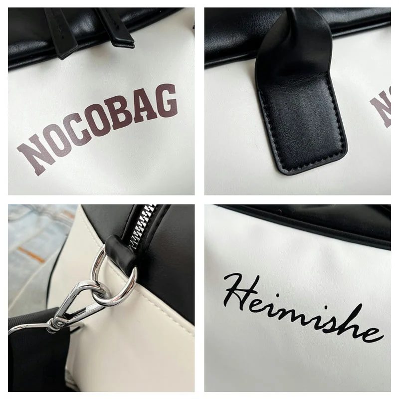 Two Tone PU Travel Duffel FC-082 by Feima Bag