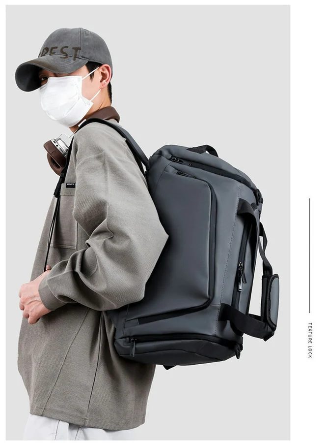 Structured Travel Bag with Backpack Straps FC-098A by Feima Bag