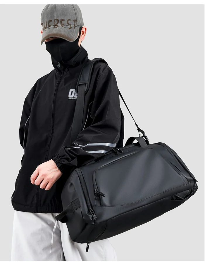Structured Travel Bag with Backpack Straps FC-098A by Feima Bag
