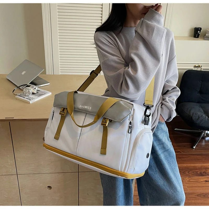 Colour Block Oxford Travel Bag FC-101A by Feima Bag