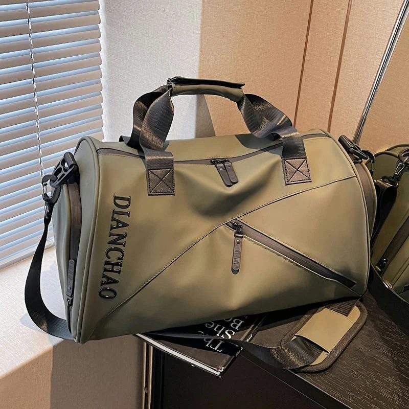 Duffel with a Diagonal Front Zip Pocket FC-109 by Feima Bag