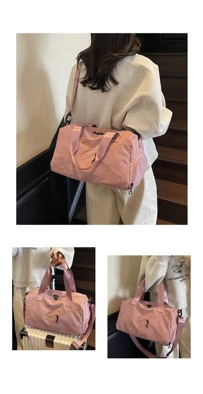 Nylon Travel Bag with Shoe Compartment FC-094A by Feima Bag