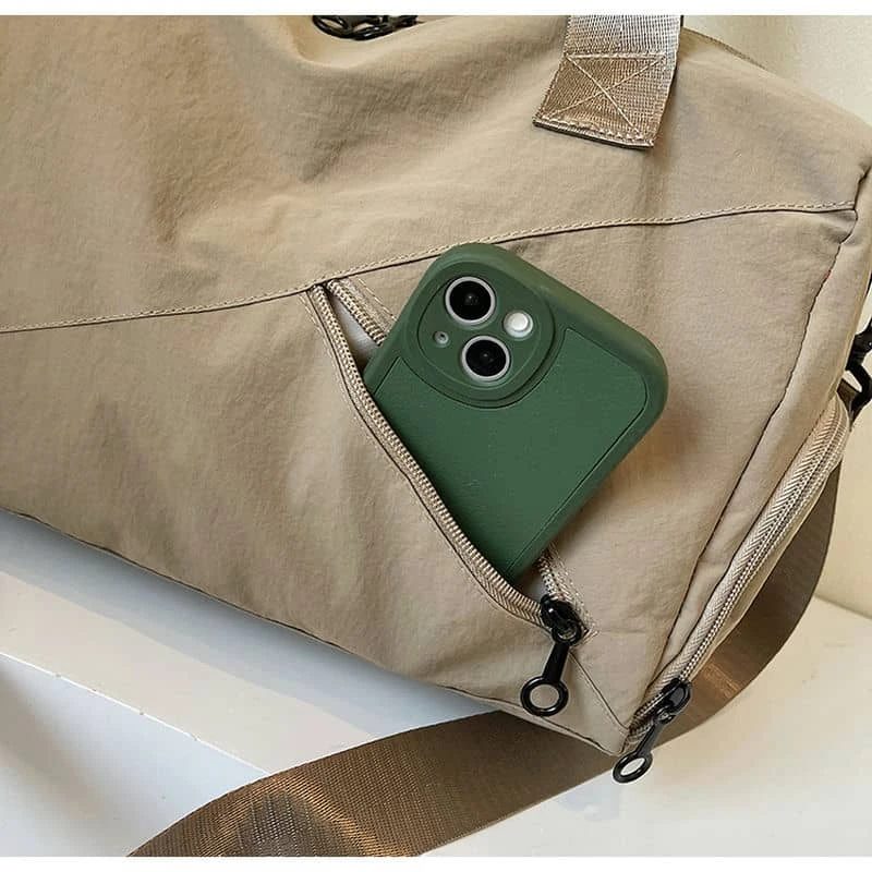 Nylon Travel Bag with Shoe Compartment FC-094A by Feima Bag