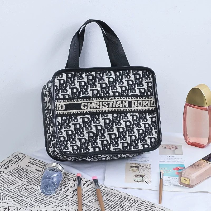 Patterned Cosmetic Bag with Twin Handles FJ-077A by Feima Bag